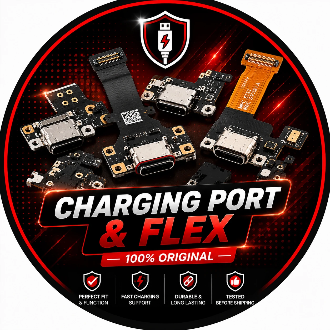 Charging Port & Flex