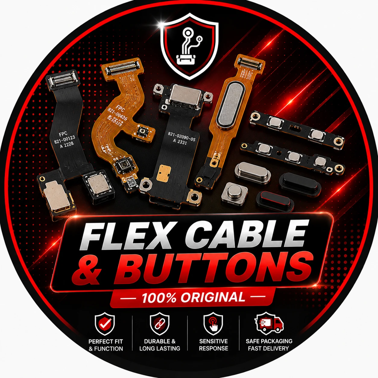 Flex Cable & Buttons